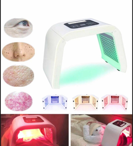 Imagen 9 de 10 de Cabina Led Corporal Mascara Pdt 7 Colores Terapia Facial Lum