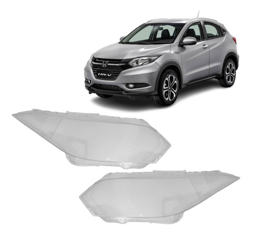 Juego Lentes Opticas Acrilico P/ Honda Hrv Hr-v 2015 - 2018