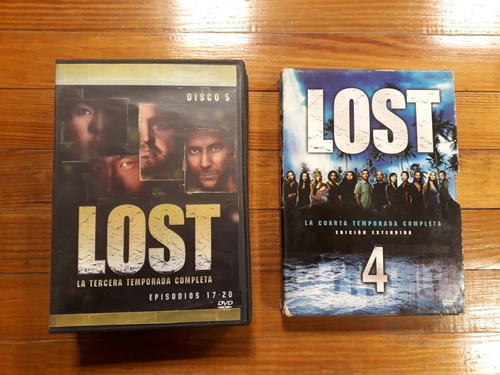 Lost. Dvd.  Temporada 3 Y 4 Completa Original