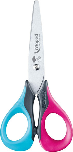 Maped Sensoft Scissors With Flexible Handles, Kids, 5 Inch,
