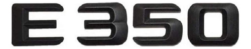 Un-branded Abs Negro Mate E 350 Pulgadas Letras Traseras Del