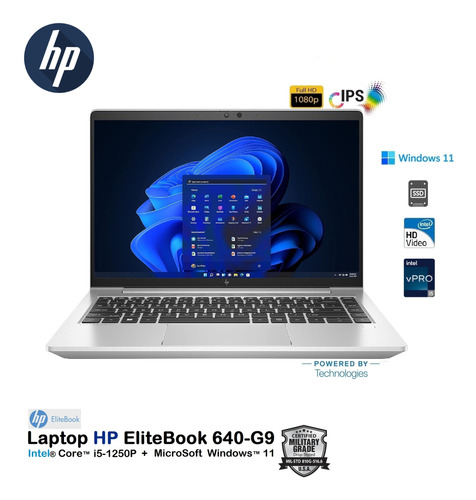 Hp Elitebook 640-g9  Core I5-1250p 32gb 1000gb 14fhd W11 Pro (Reacondicionado)
