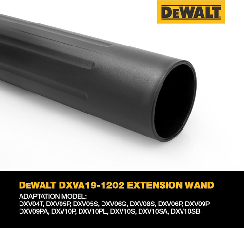 Varita Extensión Aspiradora Dewalt 48mm|1-7/8 Dxva19-1202