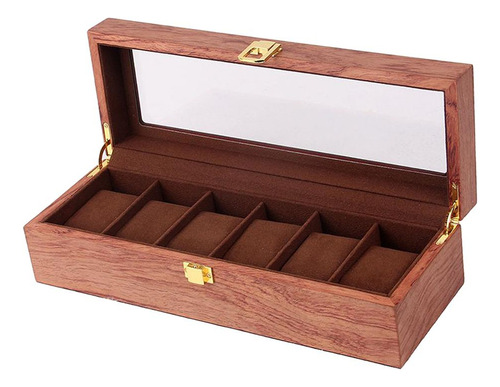Caja De Exhibición De Reloj De Ranuras, Organizador De C