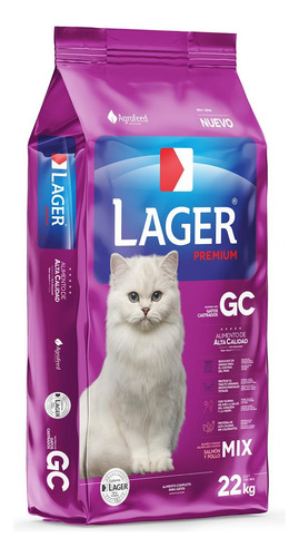 Lager Gatos Castrados Premium Para Gato Adulto Salmon 10 Kg