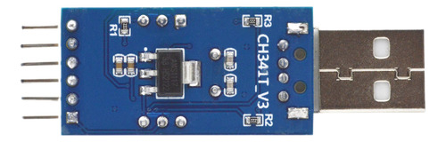 Módulo Dos En Uno Ch341t Usb A I2c Iic Uart Usb A Ttl Sing