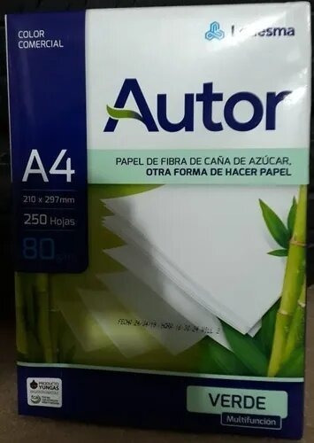 Autor A4 80gr.color X 250 Hojas Consultar X Envio Gratis