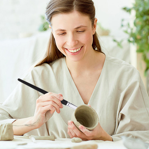 9 Herramientas De Pintura Para Esculpir Con Puntas De Color
