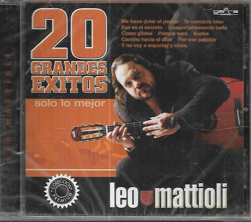 Leo Mattioli Album 20 Grandes Exitos Sello Garra Cd Sellad 