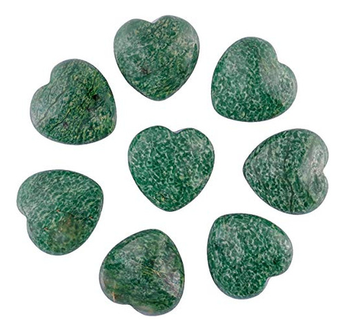 Rockcloud Cristal Curativo De Jade Africano, Corazón De Amor