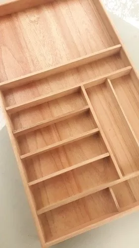 Cómo hacer organizador de cubiertos DIY // Organizador de madera