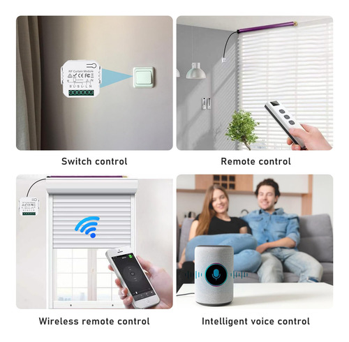 Juego De Control Inalámbrico Para Persianas Y Toldos Rf