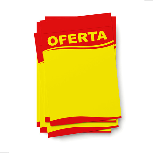 Cartaz De Promoção Supermercado A5 15x23 180g Com 100 Folhas