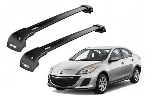 Barras Thule Mazda 3 04-13 Pf / Wingbar Edge Black