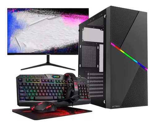 Kit Pc Gamer Monitor 27 Ryzen 3 3200g Ram 8gb Ssd 1tb C/wifi