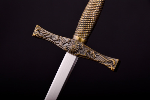 Imagen 4 de 10 de Espada Mini Abre Cartas Medieval Cuchillo Espadin Excalibur