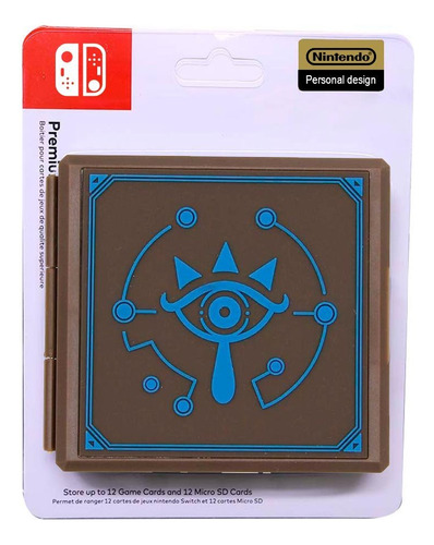 Estuche Portajuegos Sheikah Eye Zelda Nintendo Switch