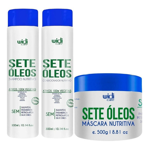 Widi Care Sete Óleos Shampoo + Condicionador + Máscara