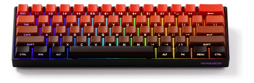 Teclado Magnético Akko Monsgeek 8k Fun60 Pro Argb Cor Flame
