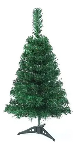 Árbol De Navidad Pequeño 90cm Verde Clásico Frondoso 