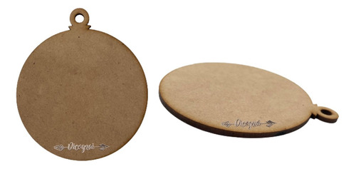 Esferas Lisas Navideña Para Decoración 15 Cm Mdf 3mm 35 Pzas