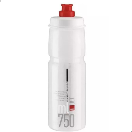 Caramanhola Garrafa Plástico Jet 750ml Transp. Logo Cza Bike