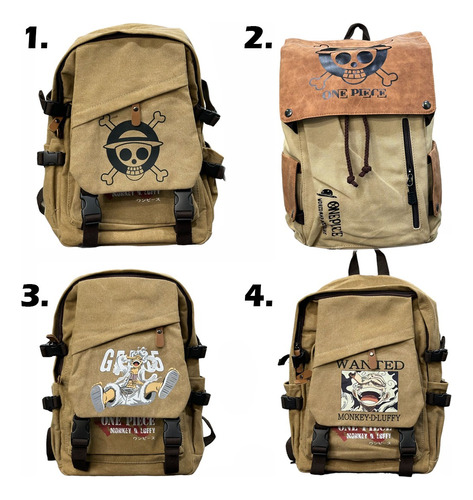 Morral De One Piece Luffy Gear 5 Grandes Importados 