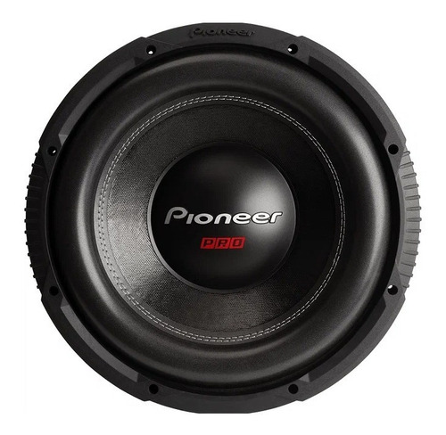 Subwoofer Pioneer Samurai TS-W3020Pro de 12 pulgadas, 1800 W, 1 E, 4 ohmios, color negro