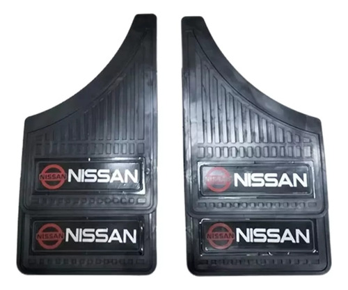 Lodera Para Auto Nissan Negro Incluye 4 Piezas