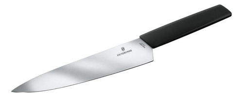 Victorinox® Cuchillo Chef Línea Swiss Modern, Hoja 22cm Color Negro 6.9013.22B