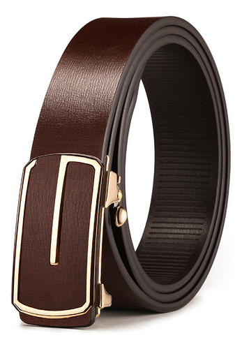 Cinturón Con Hebilla Automática Para Hombre
