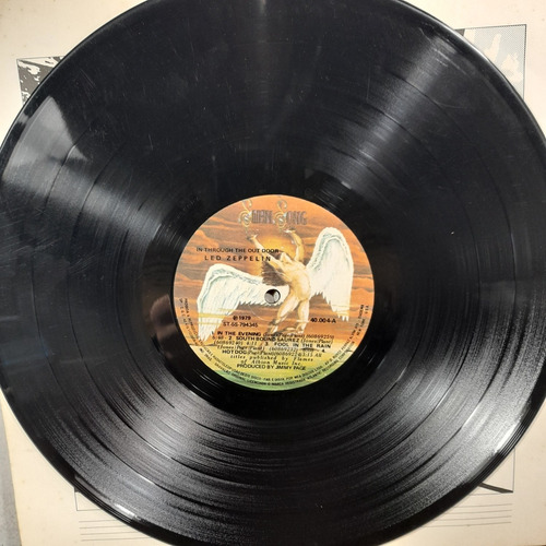 Imagem 6 de 10 de Vinil Lp Led Zeppelin In Through The Out Door Com Encarte