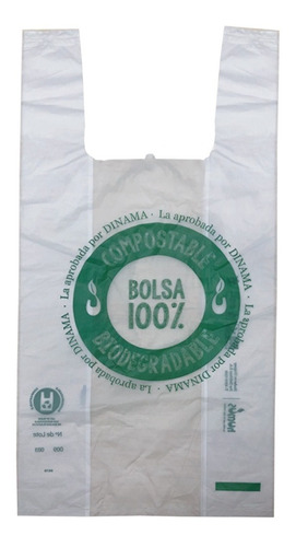 Bolsa Biodegradable Compostable 43 X 53 Cm 100 Unidades