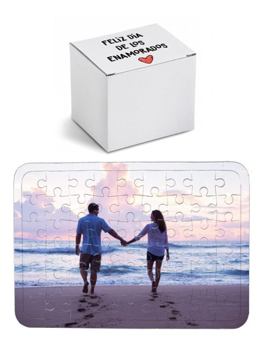 Rompecabezas Personalizado + Caja Día De Los Enamorados