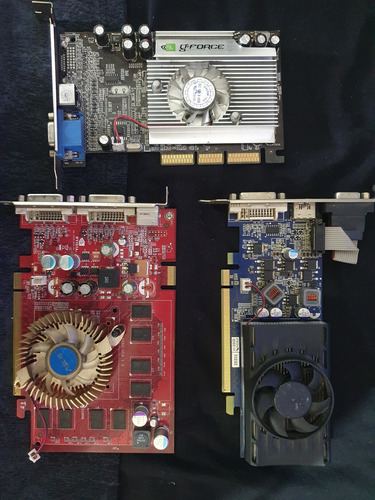 Placas De Vídeo Repuesto Geforce 7600 Gs Y Fx 5500 (Usado)