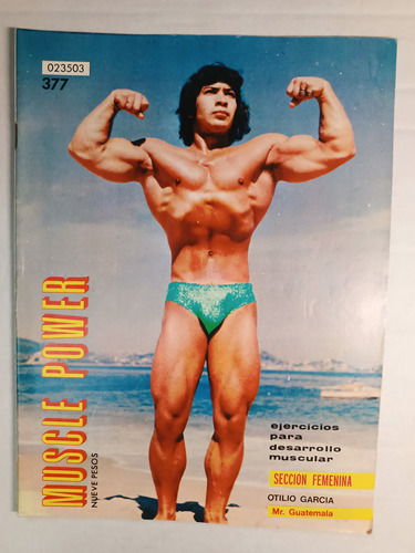 Revista Muscle Power # 377 Mr Guatemala