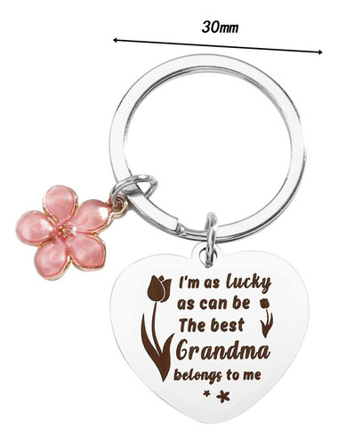 Nuevo Llavero De Regalos For Abuela, Regalos De Cumpleaños
