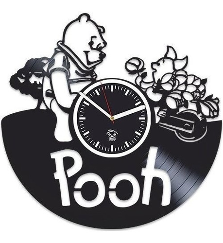 Winnie The Pooh Tigre Cartoon Disney Reloj De Pared De Vinil
