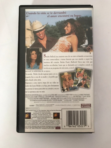 Vhs Original Vientos De Esperanza Hope Floats Sandra Bullock (Usado)