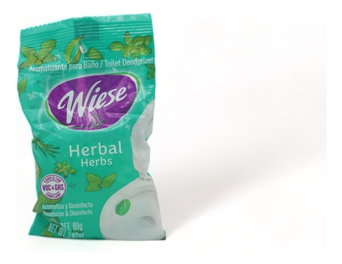 Aromatizante En Pastilla Para Baño Wiese 80 Gr Olor Herbal