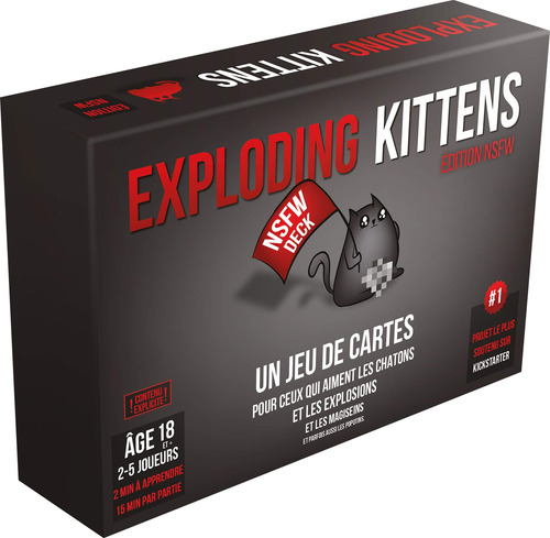 Exploding Kittens Nsfw Juego De Mesa Adultos Juegopoly (Reacondicionado)