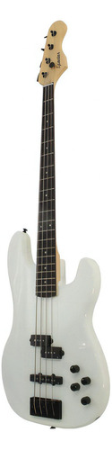 Bajo Eléctrico Activo De 4 Cuerdas Spector Coda Pj 4 Pro Wgs Color Blanco Solido Brillante