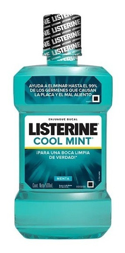 Enjuague Bucal Listerine 500 Ml Cool Mint