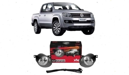 Kit Faro Auxiliar Vw Amarok 10 11 12 Vento 06 