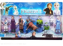 Comprar Espectacular Set Pack Frozen X8 Muñecos Elsa Anna Olaf Troll