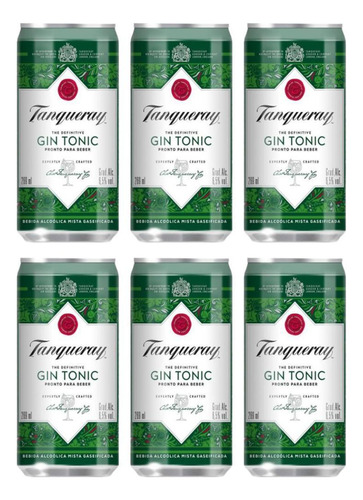 Pack Gin Tanqueray Tonic 6x269ml