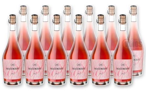 Espumante Mastroeni Dulce Natural Rosé 750ml X 12u