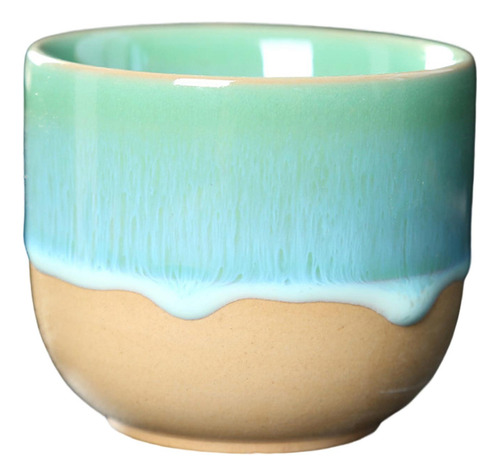 4 Tazas De Cerámica 150ml Taza De Espresso Con Patrón Azul