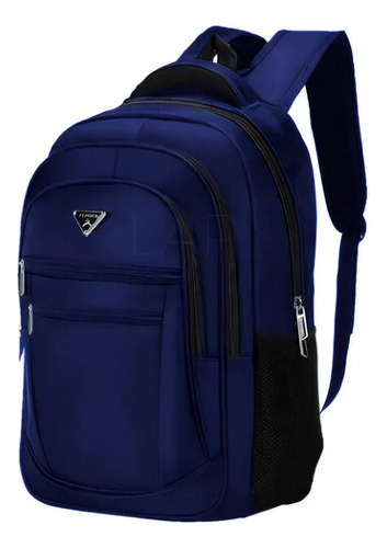 Mochila escolar Outrass Mochila Resistente Multi Utilidades Escolar Urbano cor azul-escuro  design lisa 35L