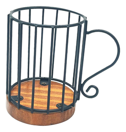 Soporte Para Filtro De Café, Caja De Hierro Para B Negro